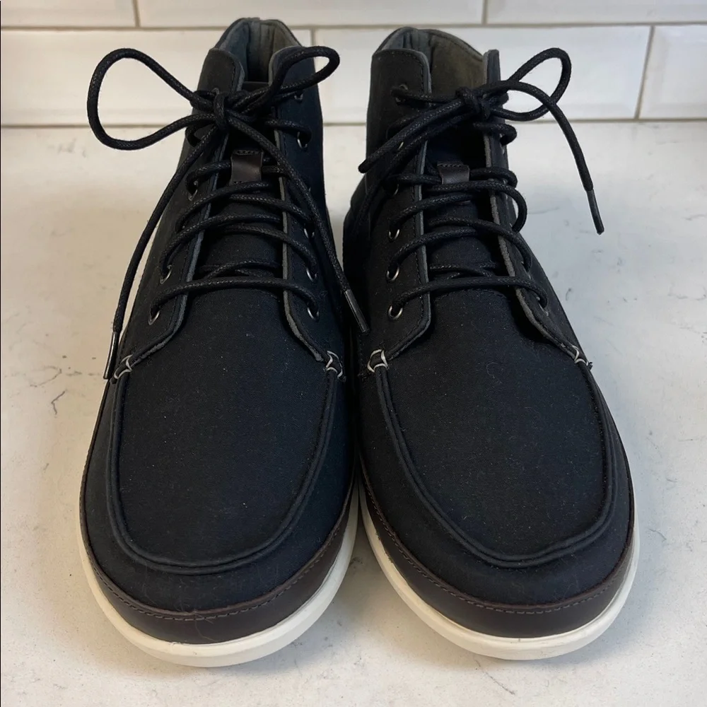 OluKai Chukka Boots Nalukai Kapa Boot Black High-Top Men's Shoes Size 11.5